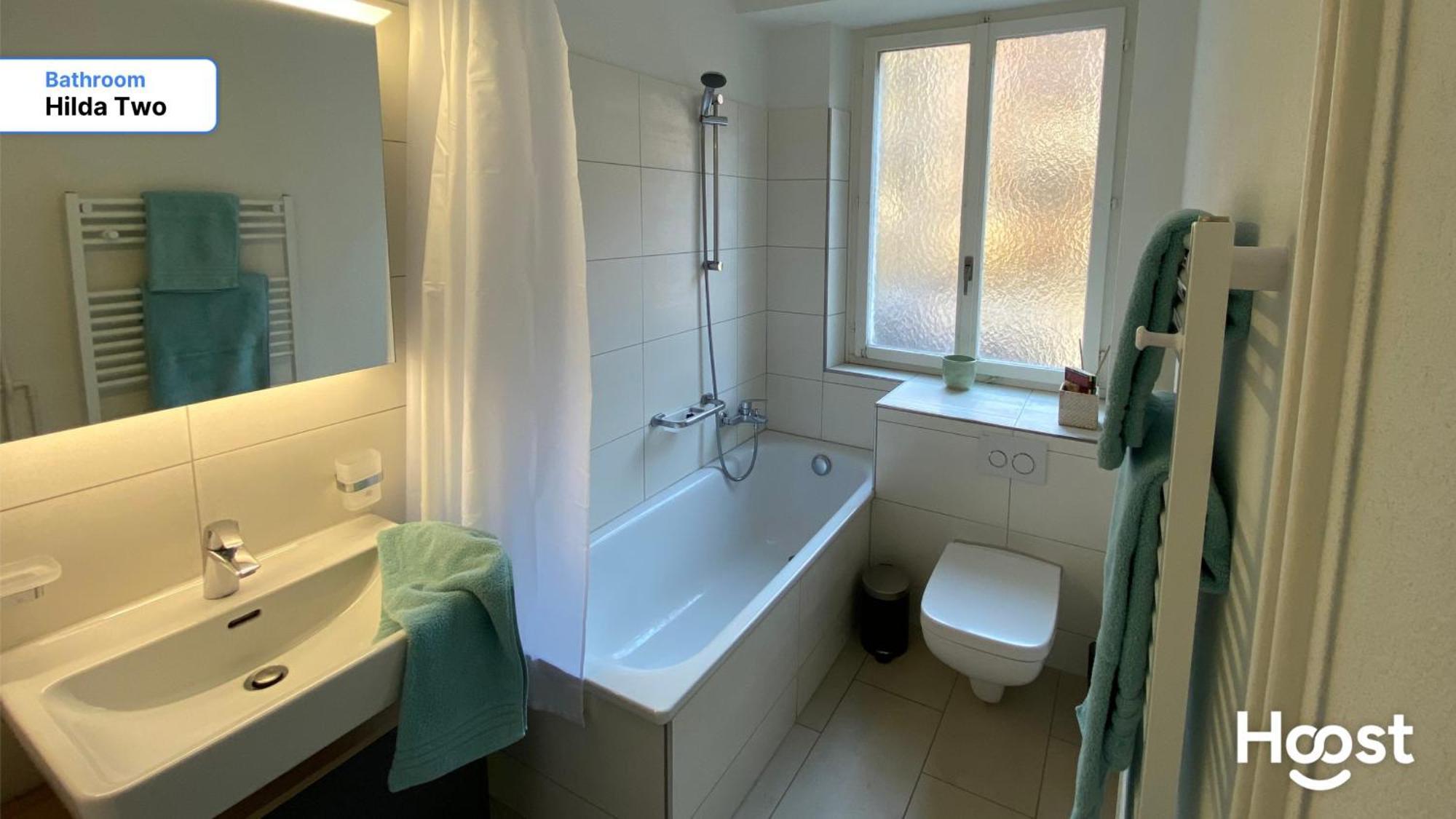 H2 With 3,5 Rooms, 2Br, Living Room And Kitchen, Central And Quite Zurich Extérieur photo