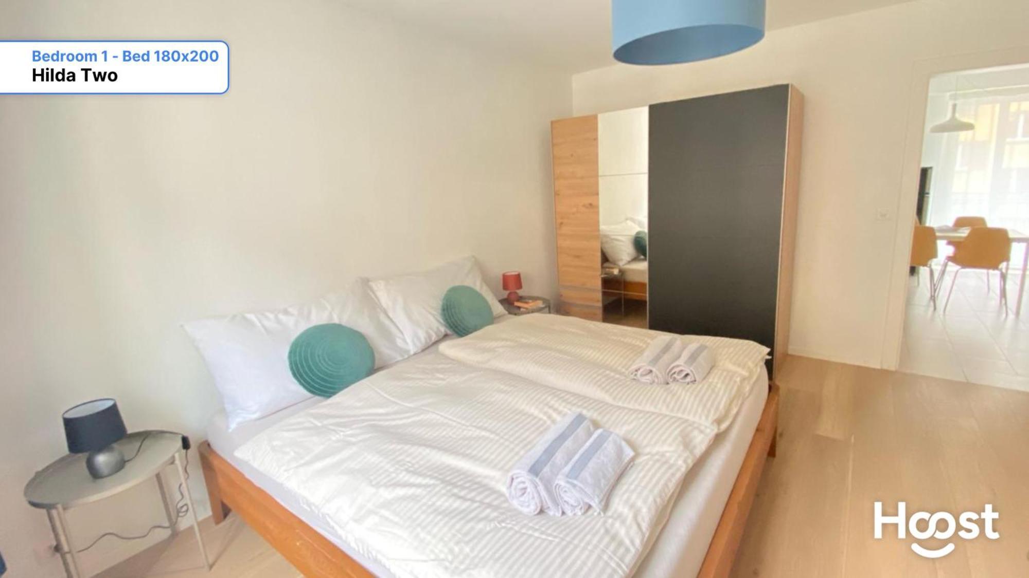 H2 With 3,5 Rooms, 2Br, Living Room And Kitchen, Central And Quite Zurich Extérieur photo
